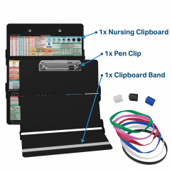 WhiteCoat Clipboard® Trifold Nursing Bundle